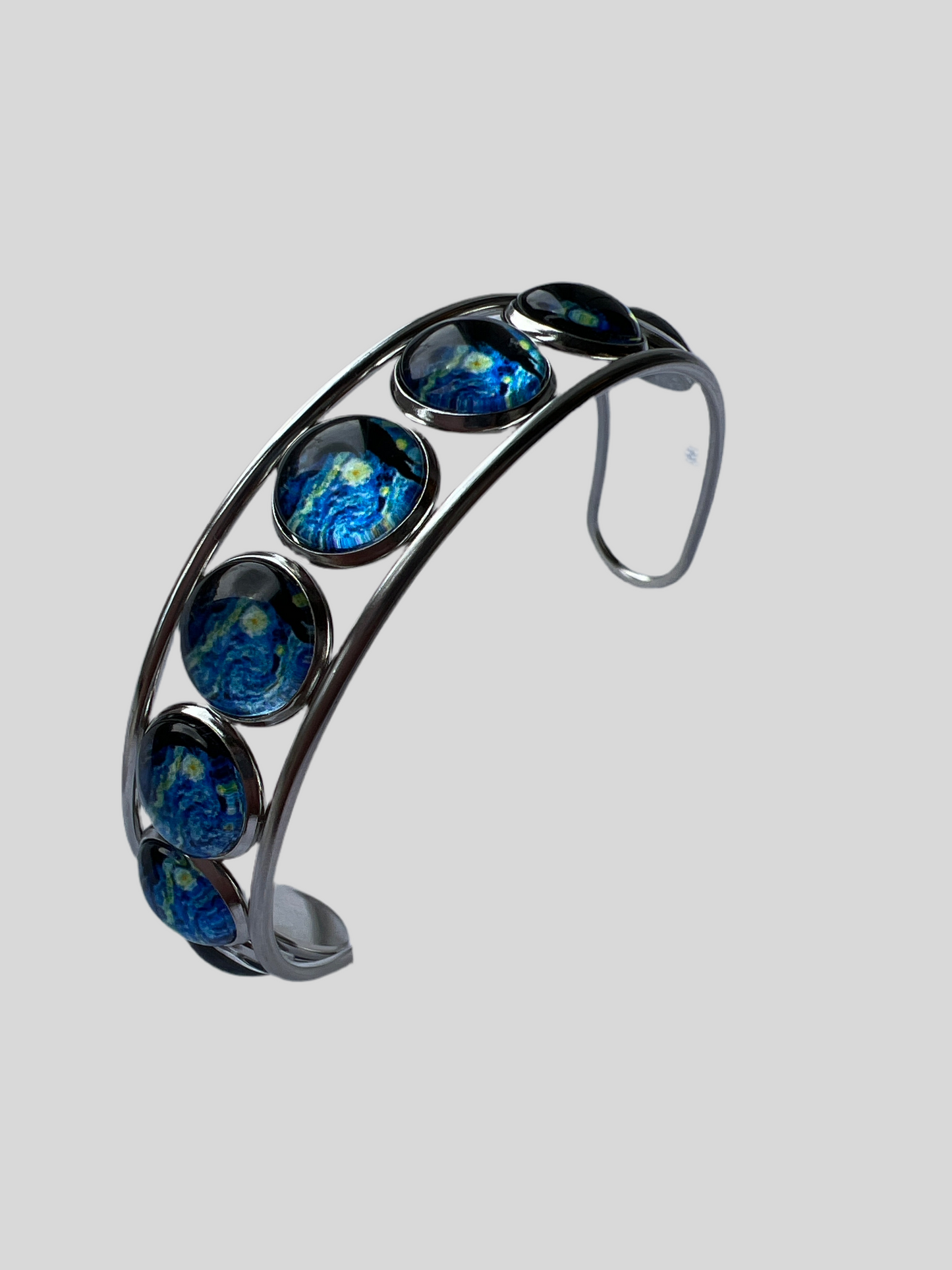 Silver Van Gogh Bangle