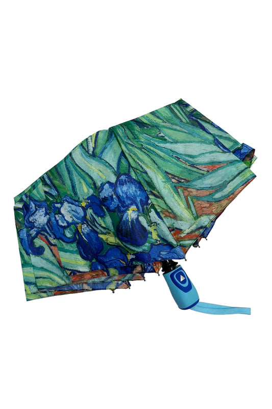 Van Gogh's the Irises Printed Foldable Umbrella